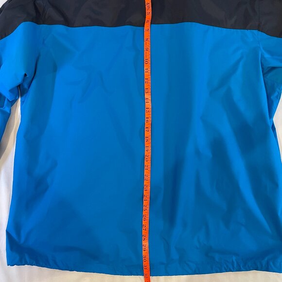 Columbia Mens XXL Hooded Interchange 3 in 1 Jacket 2 Piece Waterproof Blue Black - Picture 12 of 16